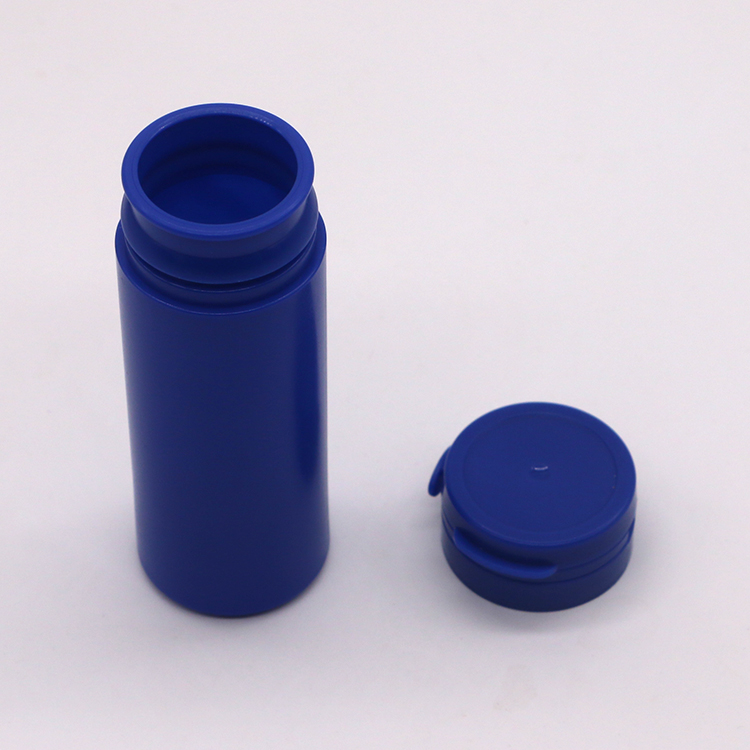 TEAR-OFF Sealing Type Frosted 50ML PE Plastic Bottle for Supplement Pill Capsule Storage