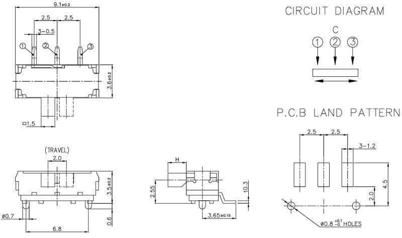 Slide Switch SS-1280