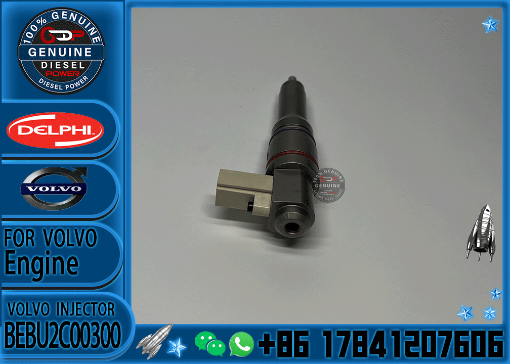 Diesel Fuel Injector common rail parts injector 1934321 BEBU2C00300 1934322 1914474for VOLVO