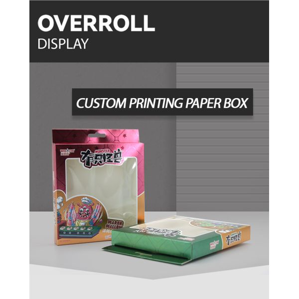 Customized Clear Window Cookie Packaging Box with CMYK+PMS Printing for Bakery and Food