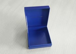 Quality Blue Paperboard Watch Book Shaped Box Glossy Lamination Boxes Lightweight for sale
