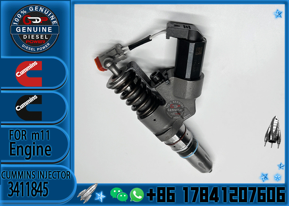 Common Rail Fuel Injector 4026222 4903319 4062851 3411845 Injector 23670-26011 4903472 for Diesel Engine M11 ISM11 QSM11