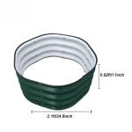 2.1*0.92 Ft Dark Green Galvanized Raised Garden Bed Galvanized Planter Box