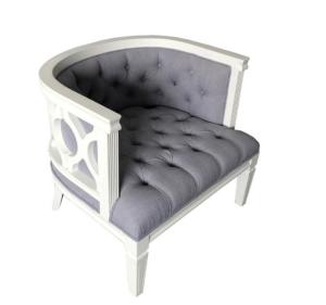 Quality Classic Party Wedding Event Furniture Rental Single Fabric Chesterfield Sofa for sale
