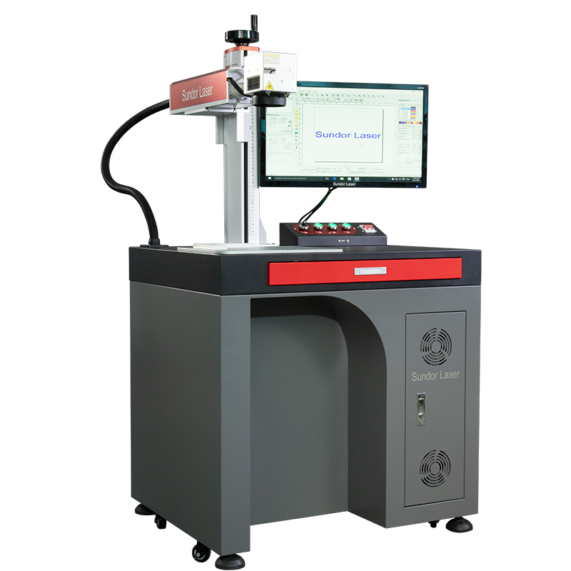 SEMICONDUCTOR Laser Type 20W 30W 50W Laser Marking Machine with Table