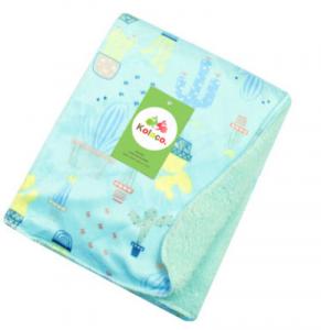 Quality Double side printed soft polar fleece baby knitted blanket for baies, Knitted baby quilt blanket,  100%polyeste for sale