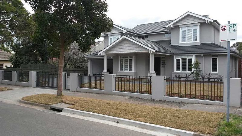 8FT Galvanized Wrought Iron Fence Q235 Steel For Residential