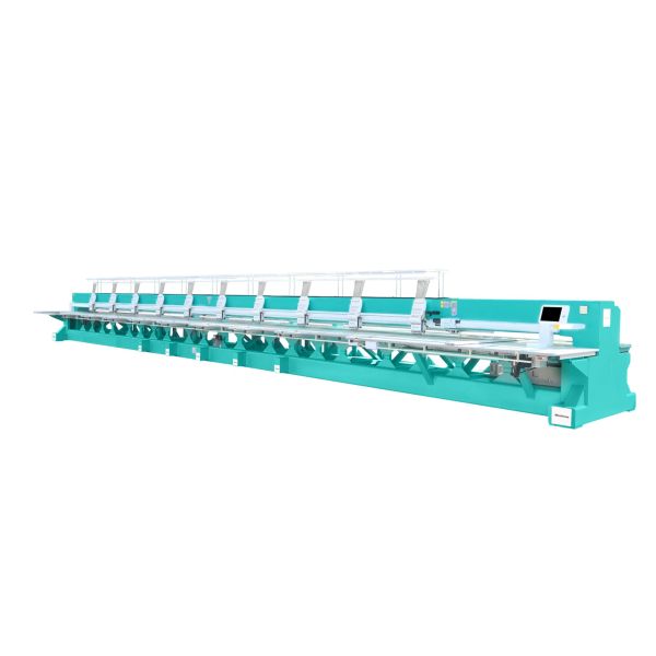 Flat Computerized High Speed Embroidery Machine Custom With 1200RPM Motor Lock Head