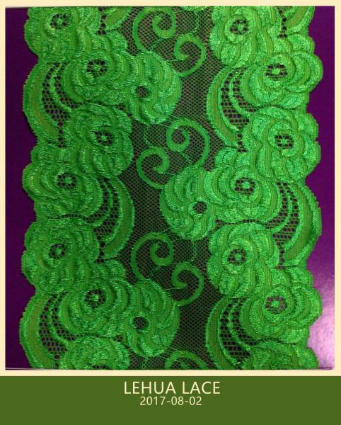 Hot Selling and nice quality Nylon Spandex Stretchy Brazil Lace from China