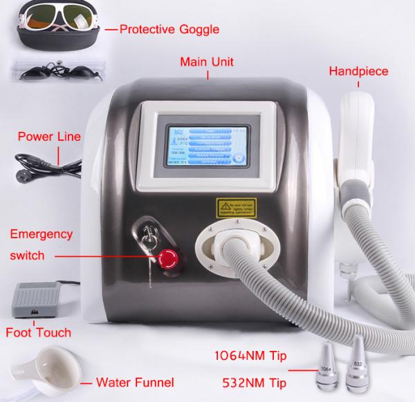 Buy 1064nm 532nm 1320nm Laser Pigment Removal / Tattoo Removal Machine Multifunction 1000mj at wholesale prices