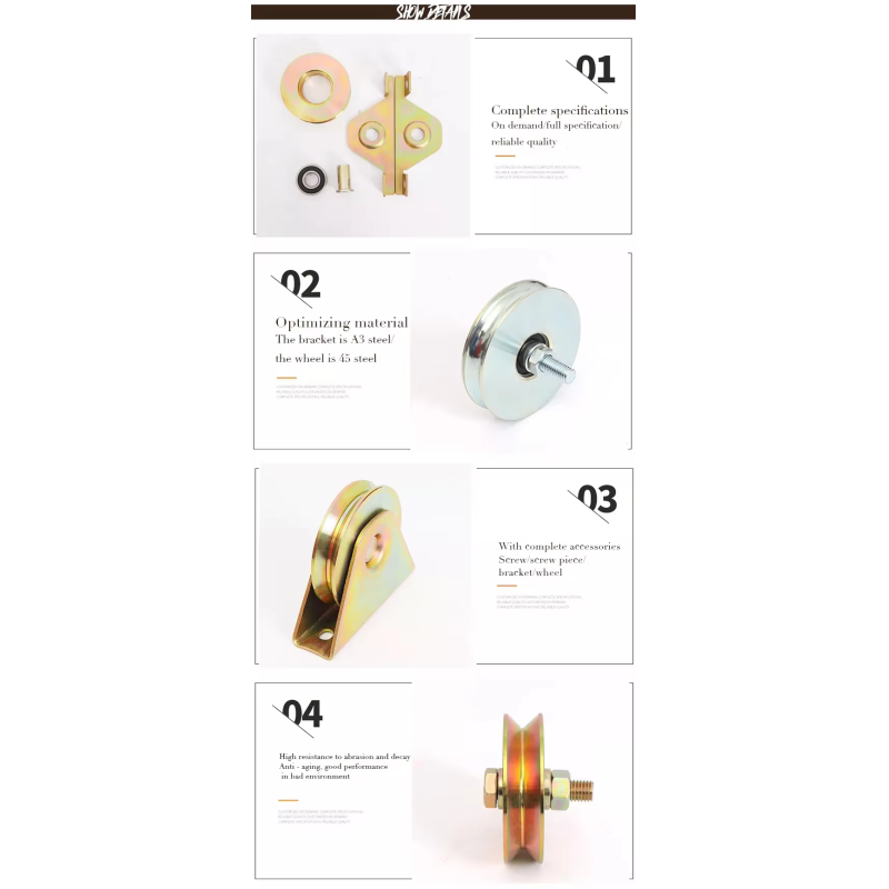 Heavy Duty Sliding Gate Rollers U Groove Wheels