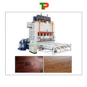 China 20-30tons Short Cycle Hot Press Laminating Line for Furniture Board on sale
