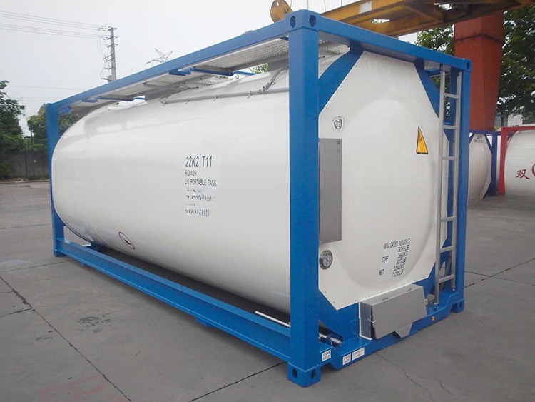 Stock 20 ft ISO Tank Container 26000 Liter with 4.0/6.0Mpa Pressure and 316L/SAN50028-7/WNr 1.4402/1.4404 Tank Material