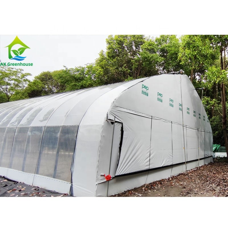 Polycarbonate Sheet Cover Light Deprivation Greenhouse For Commercial Growing Hemp