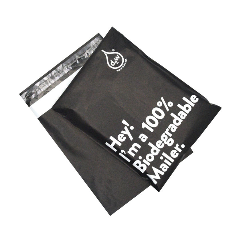 Biodegradable Mailing Bag Compost Courier Bag PLA+PBAT Vegetable Starch Postal Packaging Bag Clothing Express Bag Logo