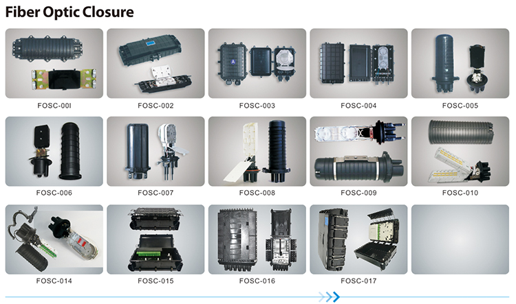 FTTH Fiber Optic Splice Closure 12c 24c 48c With ISO9001 Certification