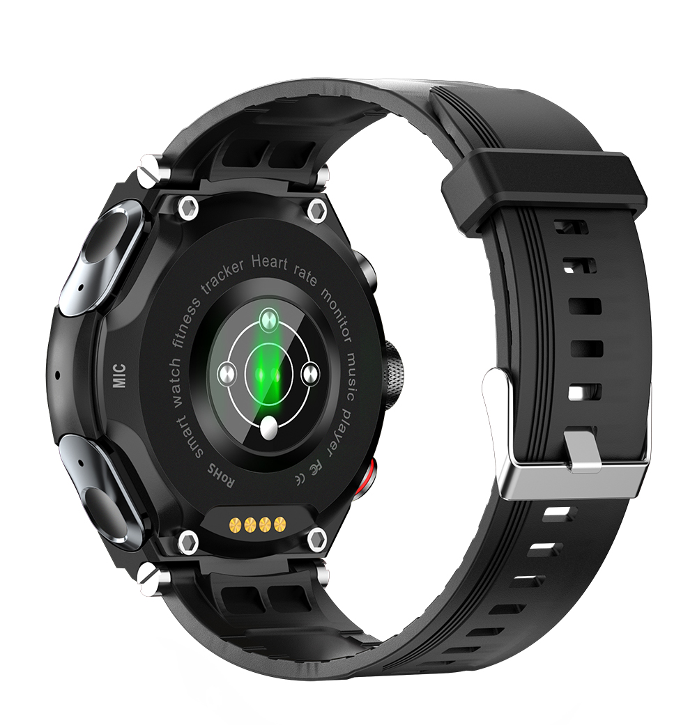 Wireless Earbuds and Local Music Smart Bracelet with TWS Smart Watch IPS Screen