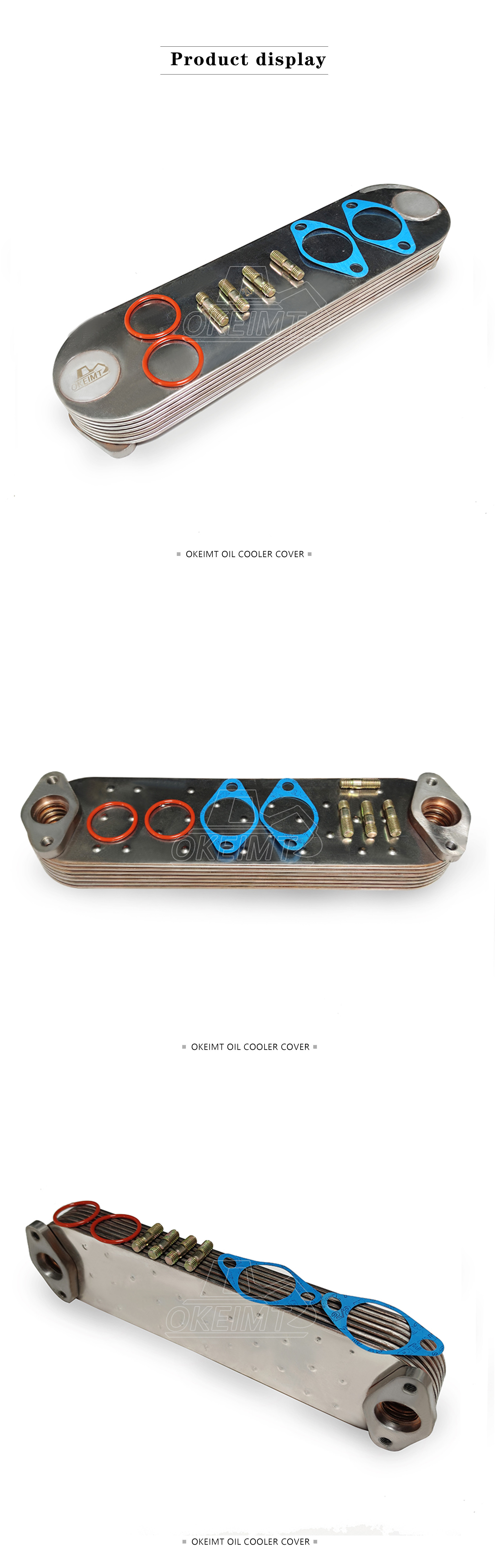 Oil Cooler 1-21723039-0 for Isuzu Engine 6SA1 6SD1-7P -70 Hitachi EX300-2 EX300-3 EX300-5