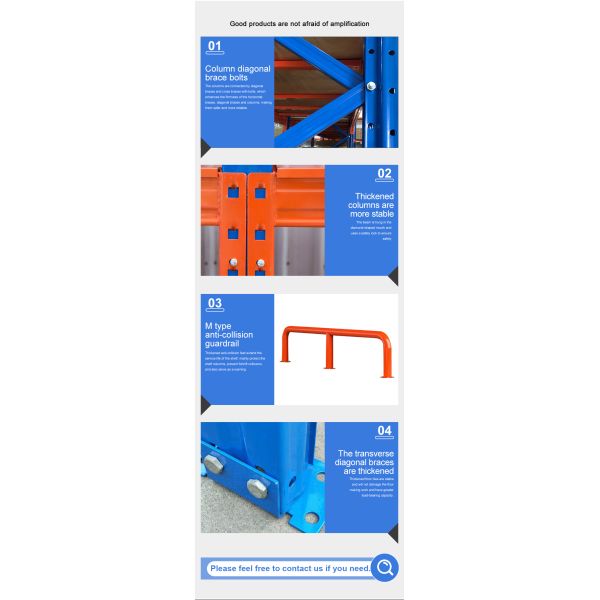 Heavy-Duty Steel Pallet Racking System, 5000kg Load Capacity, Adjustable Stackable Design | For Warehouse Storage