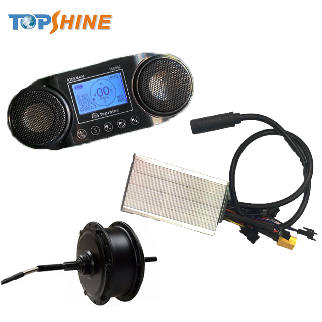 BT MP3 Player Digital Speedometer For Electric Bike Ebike Odometer