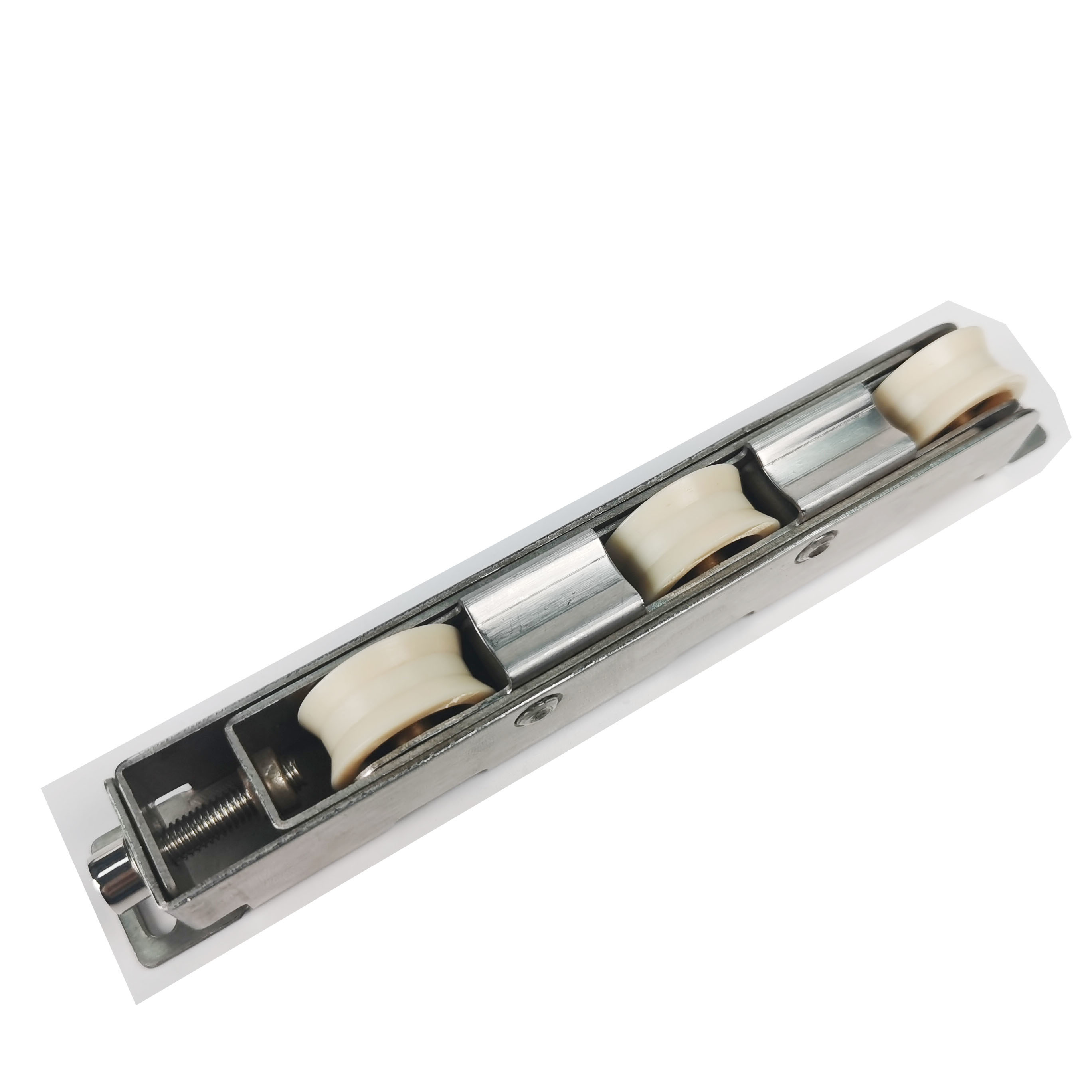 Stainless Steel Aluminium Sliding Door Wheel With Carbon Steel Bearing Roller
