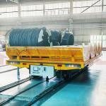 10 Tons V-Shaped Bracket RGV Automated Rail Transfer Cart