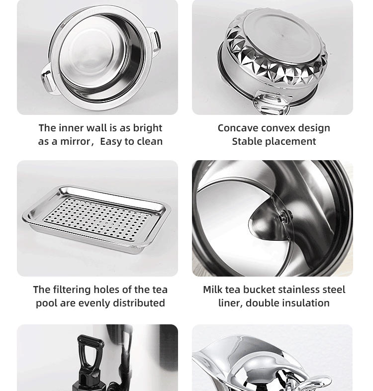 Direct Selling 21 PCS Stainless Steel Cookware Cooking Soup Pot Steel Pot Set Insulation Cookware Sets