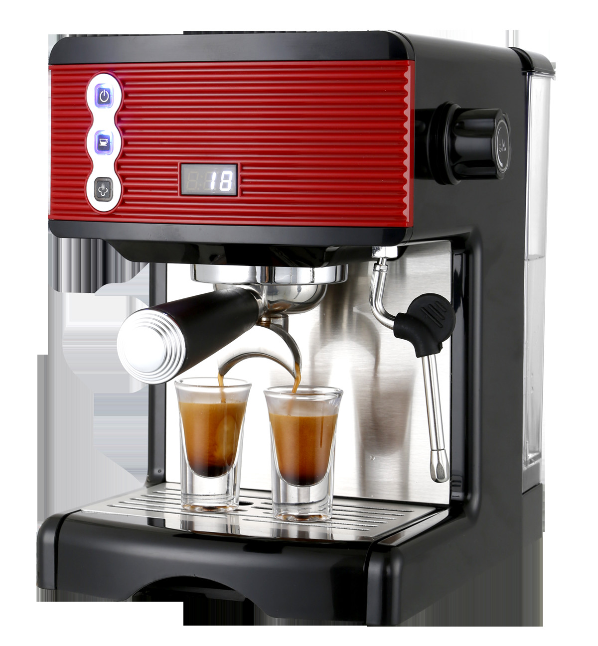 Professional Electric Espresso Coffee Machine Household Semi-automatic Coffee Machine Cappuccino Maker with 15 bar