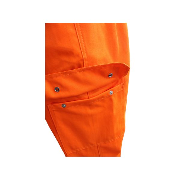 Patch Pocket Relaxation Orange Work Pants 3M 9910 Reflective Strips