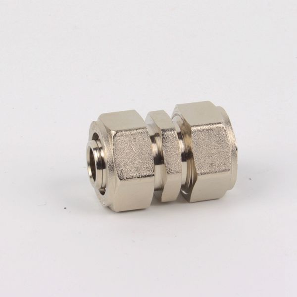 brass compression coupling fittings straight union pex pipe fittings