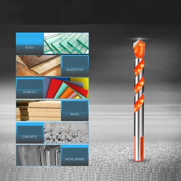U Double Flute 6-12mm Masonry Core Drill Bits , Construction Drill Bits Set