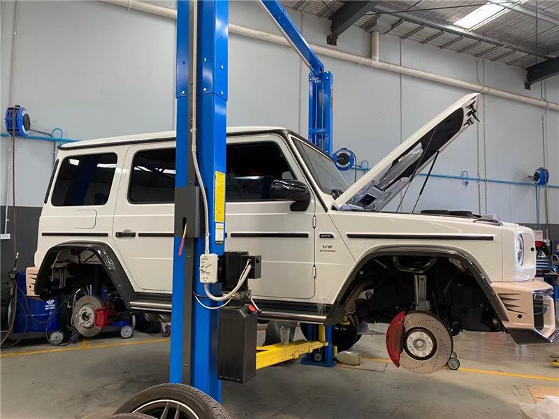 Auto Parts for Mercedes W464 G500 G63 Body Kit W464 G500 G63 Upgraded Paktechz-style Front and Rear Bumper Hoods