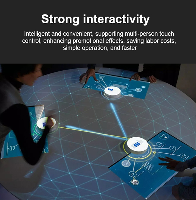 43 inch Android Interactive Multi Touch Screen Bar Table, Smurfs Object Recognition Table