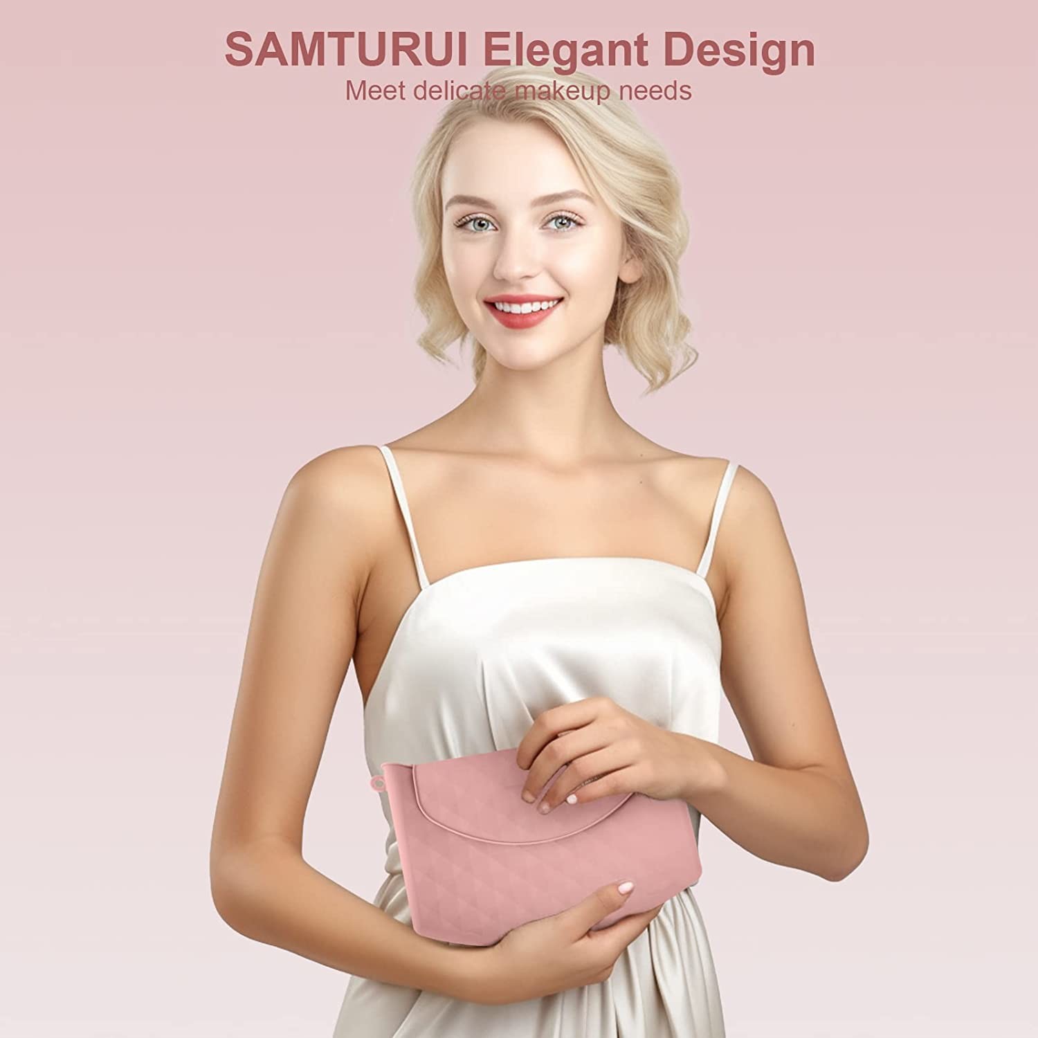 Lightweight and soft Cute Travel Makeup Bag Cosmetic Bag Small Pouch Gift for Women
