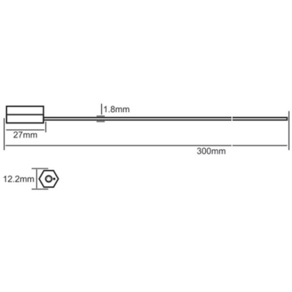 ABS Coated Cable Security Seal with 2.79 KN Tensile Strength and Pull Tight Locking Mechanism for Container Trucks