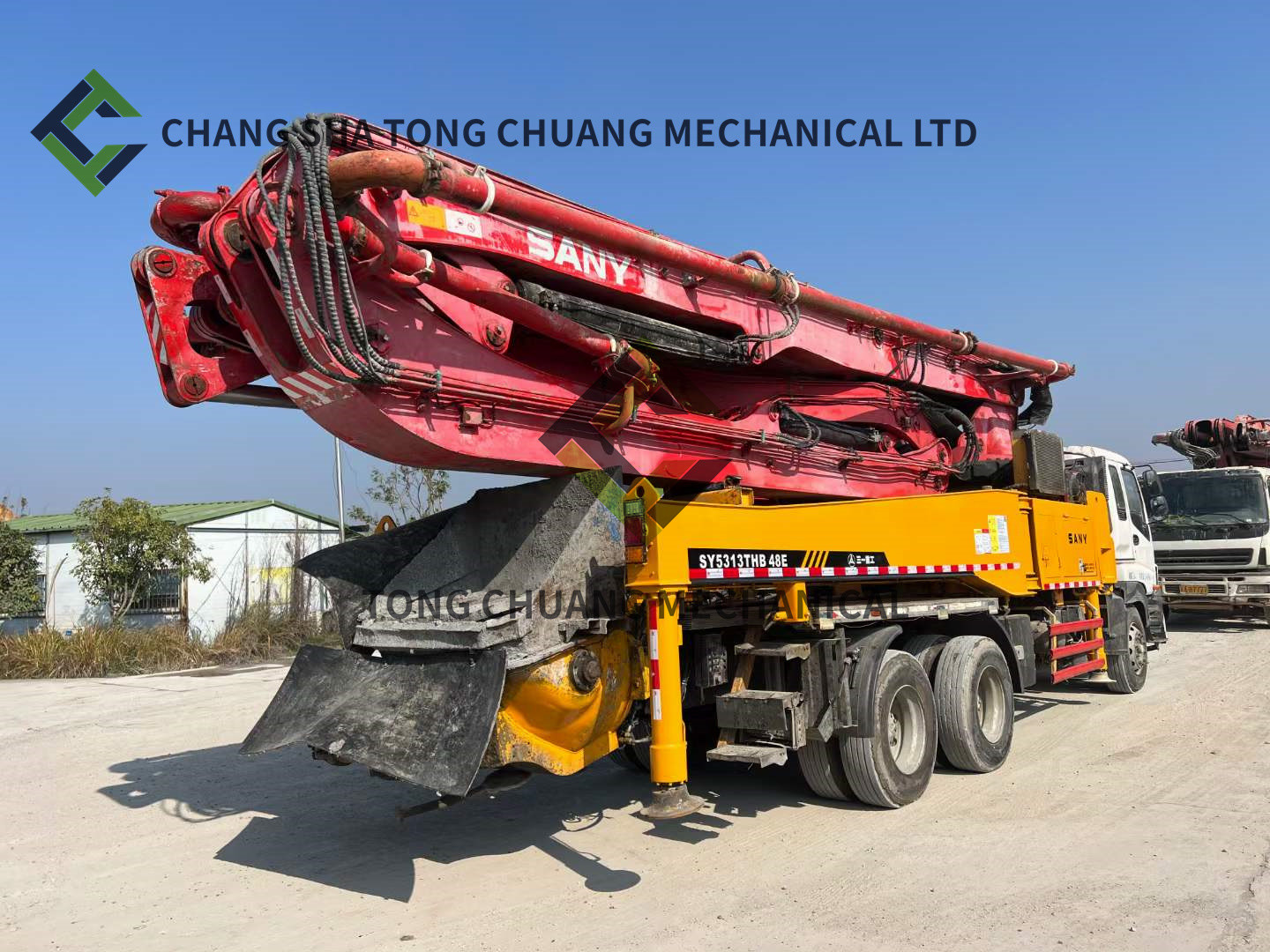 2011 Sany Heavy Industry 46 M Concrete Pump Truck Isuzu Chassis