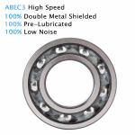 Miniature 626 2RS Bearing P0 and P6 Precision Skateboard Bearings