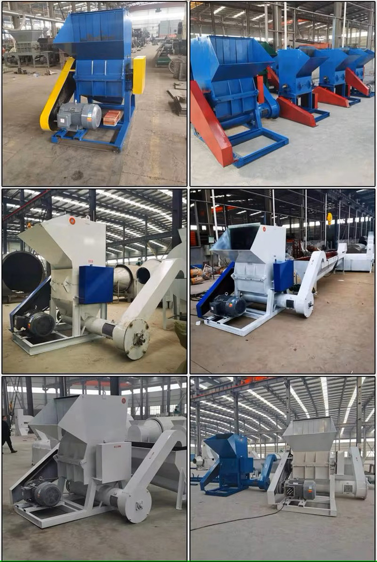 Plastic Bottle Recycling Crushing Machine For Waste Plastic Management