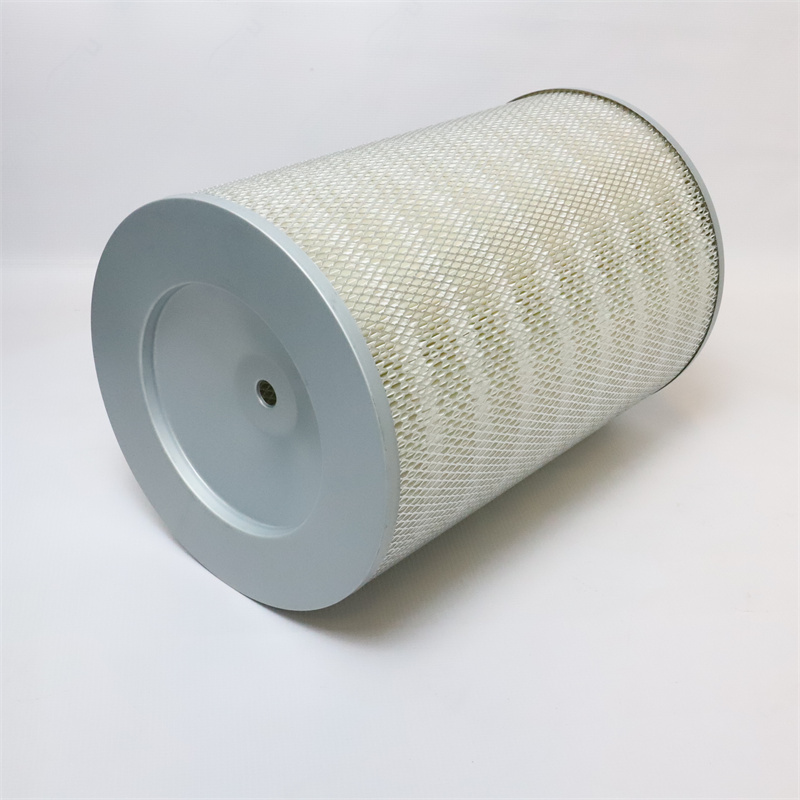 Glass fiber Air compressor air filter element 52252061 with 22mm bottom drawbar bore