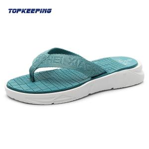 China Fashion Soft Mens Sports Slippers Men Flip Flop Blue Black Sandal on sale
