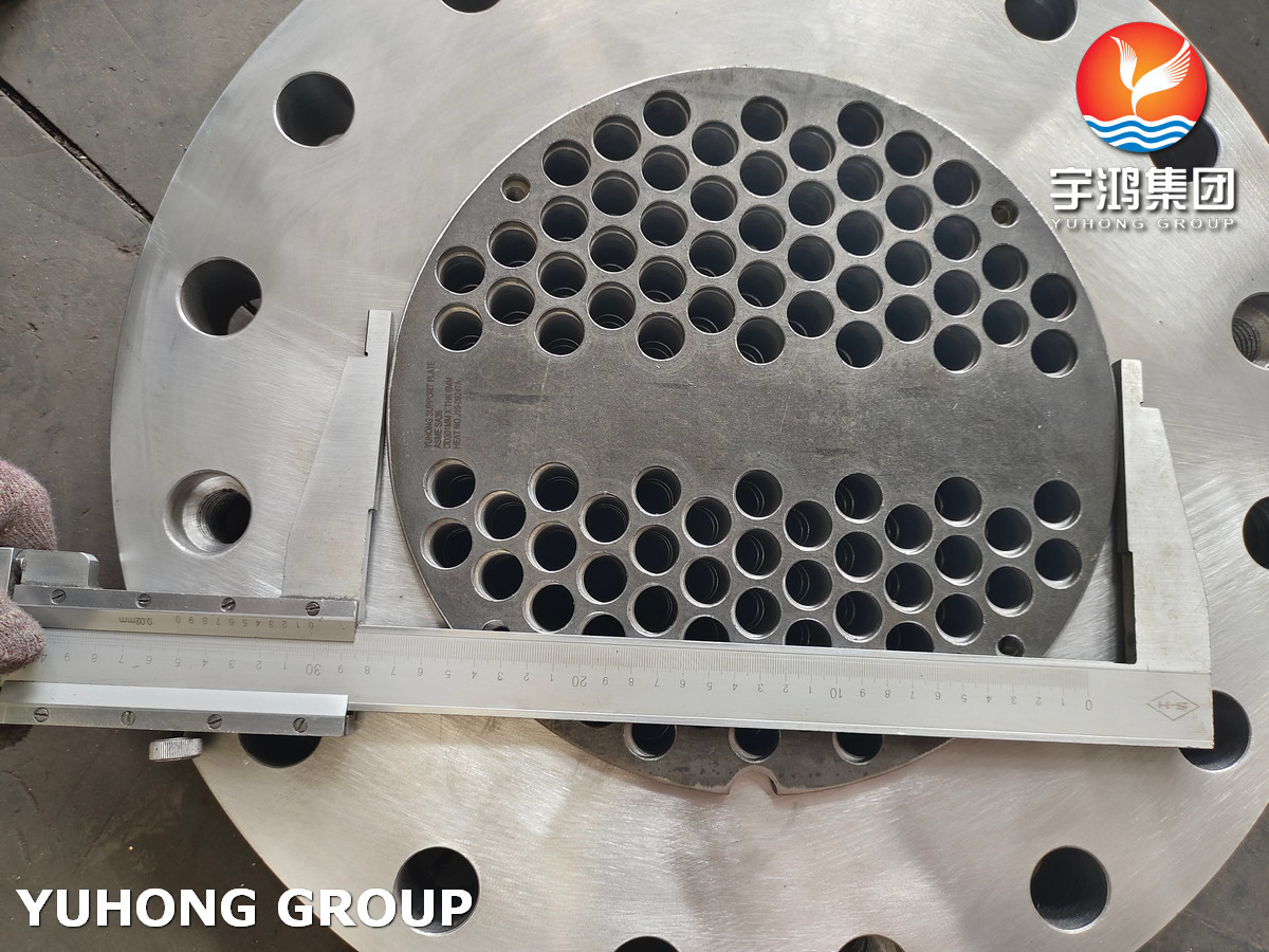 ASME SA36 Carbon Steel Support Plate For Heat Exchanger Application