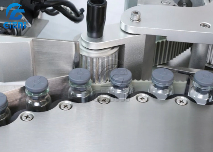 Double Head Rotary Labeling Machine For 10-50mm Diameter Glass Bottles