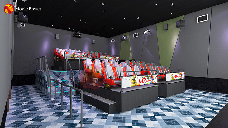 Movie Power 3D Dinosaur Animation Films 5d Cinema Equipment With Motion Platform