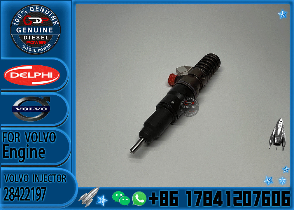 Diesel Fuel Injector BEBE1R13101 BEBE1R11002 28422197 23771405 for VOLVO Engine F2E/BEBJ Fuel Injector Assy