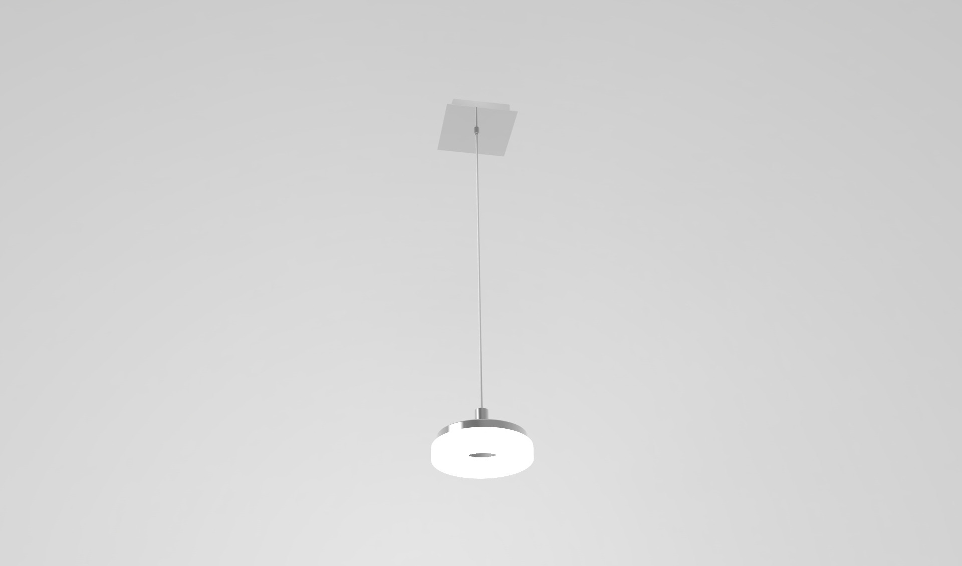 2018 New stylish simplicity LED Pendant hanging light circular acrylic lamp