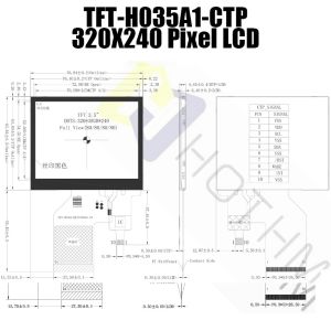3.5 inch IPS TFT LCD With CTP