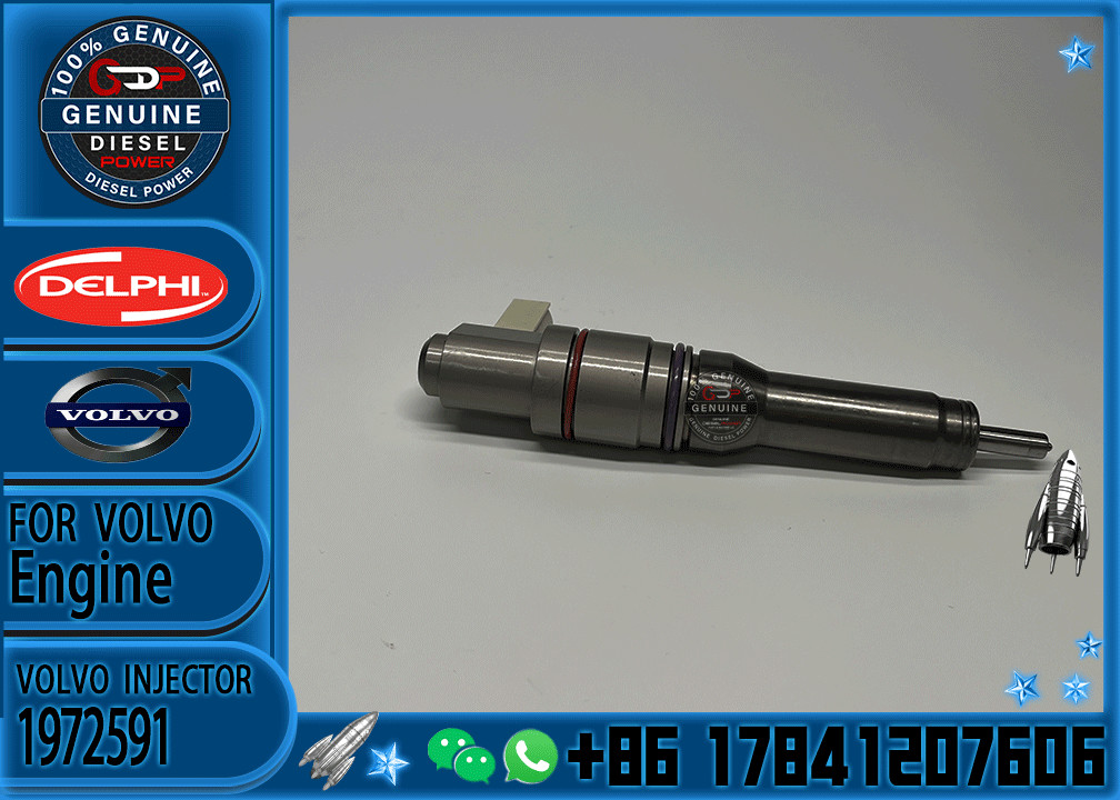 Good Quality Common Rail Fuel Injector BEBJ1D00003 1972591 for DAF PACCAR MX13-MX10