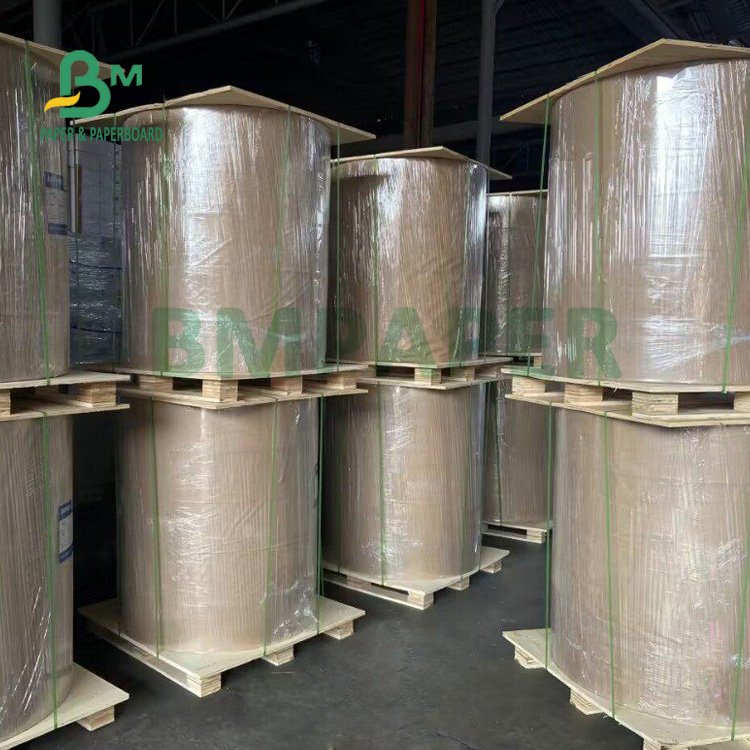 High Expansible 75gsm 80gsm Brown Kraft Paper For Cement Bag 100 x 69cm 