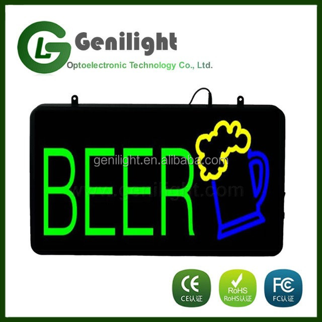 Unisex GLT-LSN5633-046 Male Female Restroom Toilet Washroom LED Sign with 5mm Brightness LED