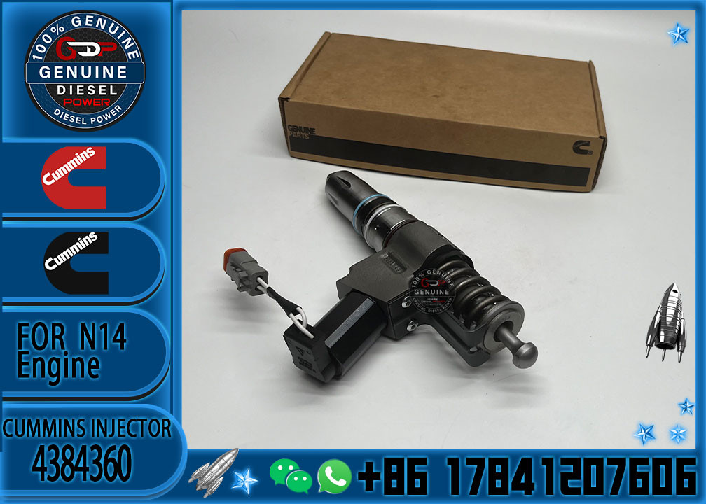 Genuine Diesel engine parts for Cummins KTA19 KTA38 KTA50 Injector 3406604 4384360